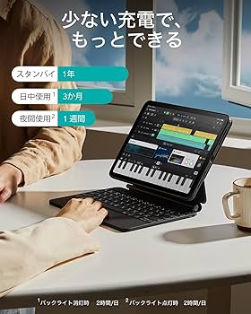 Amazon.co.jp: ESR iPad Pro 11 M4 2024 キーボード付きケース